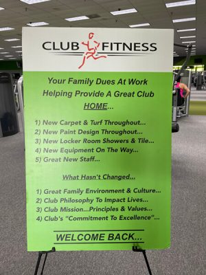 club fitness welcome